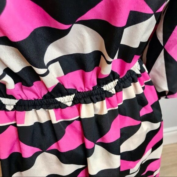 Soprano Geometric Cold Shoulder Dress sz L - Picture 3 of 8